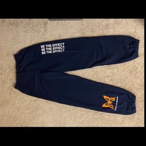 The Mayfair Group XS navy ‘Be the effect’ sweatsuit